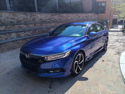 Blue 2019 HONDA ACCORD SPORT for sale in Arlington, VA