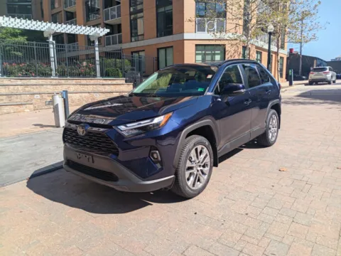 Blue 2023 TOYOTA RAV4 XLE PREMIUM for sale in Arlington, VA