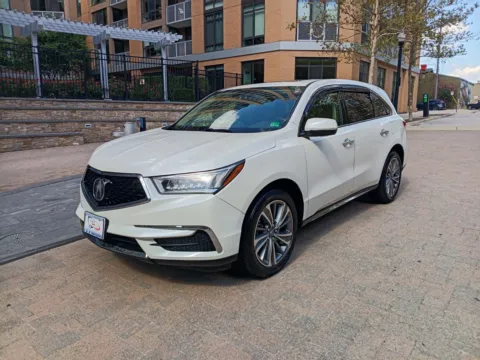 White 2017 ACURA MDX TECKNOLOGY PACKAGES for sale in Arlington, VA