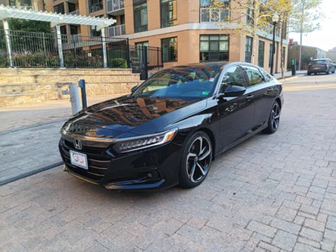 Black 2022 HONDA ACCORD SPORT for sale in Arlington, VA