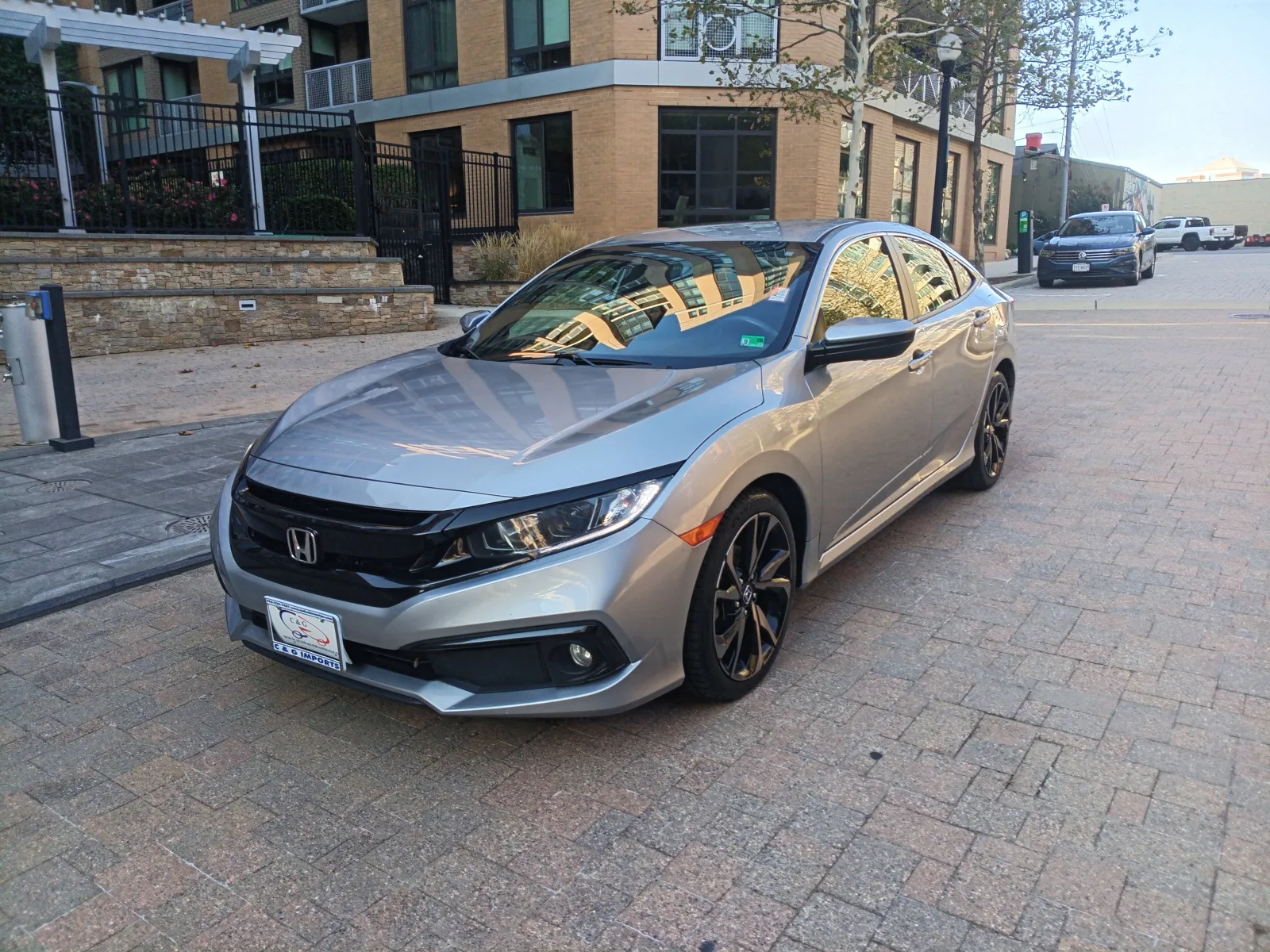 Silver 2020 HONDA CIVIC SPORT for sale in Arlington, VA