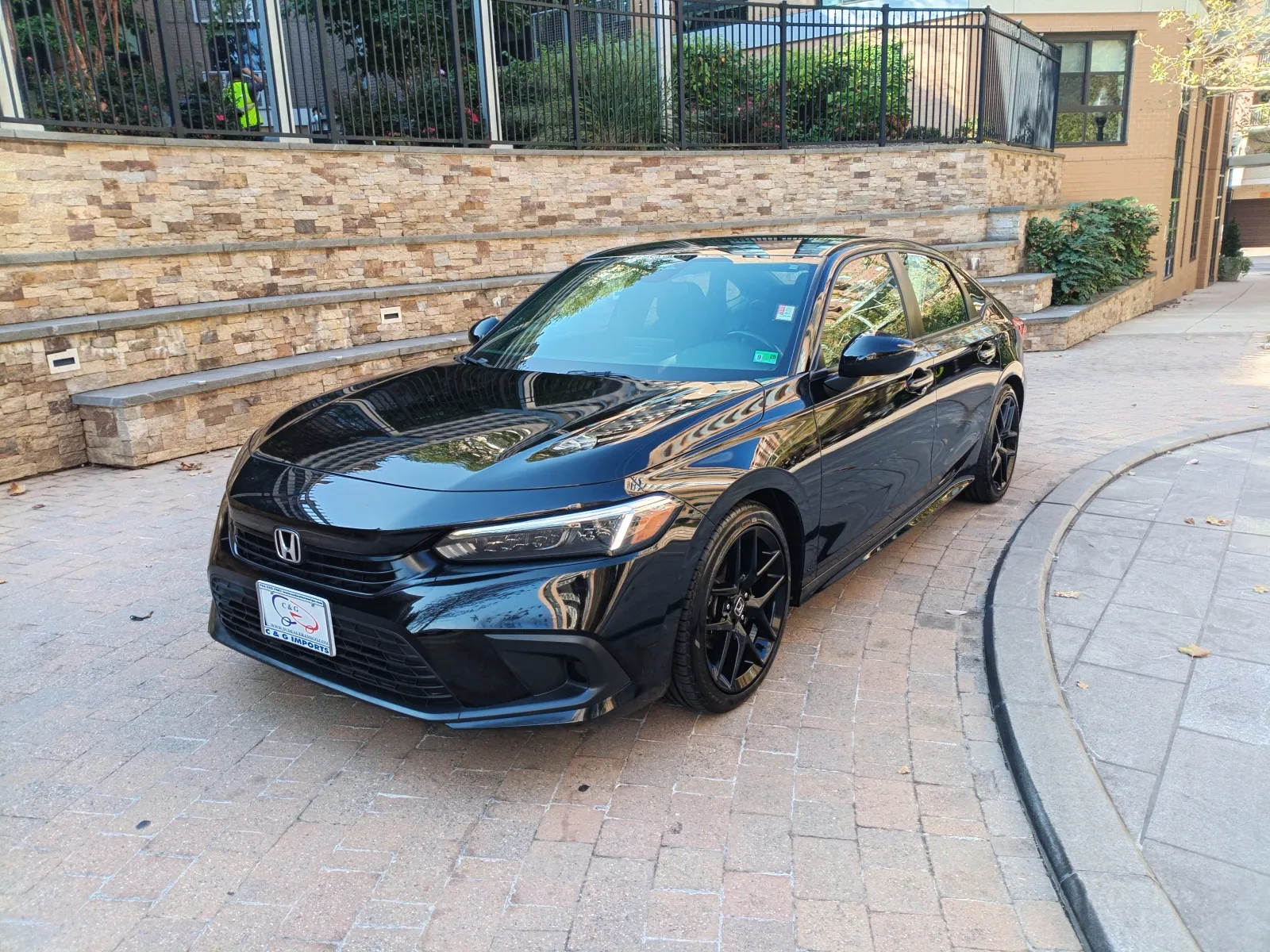 Black 2023 HONDA CIVIC SPORT for sale in Arlington, VA