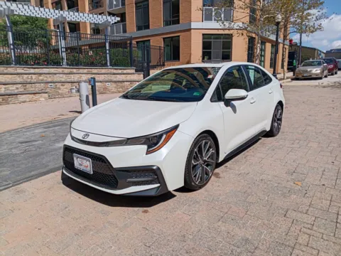 White 2020 TOYOTA COROLLA XSE for sale in Arlington, VA