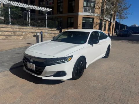 White 2021 HONDA ACCORD SPORT for sale in Arlington, VA