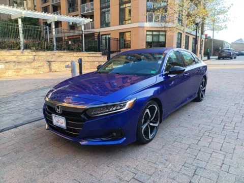 Blue 2022 HONDA ACCORD 2.0 Sport for sale in Arlington, VA