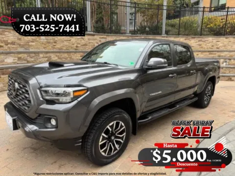 Gray 2022 TOYOTA TACOMA TRD SPORT for sale in Arlington, VA