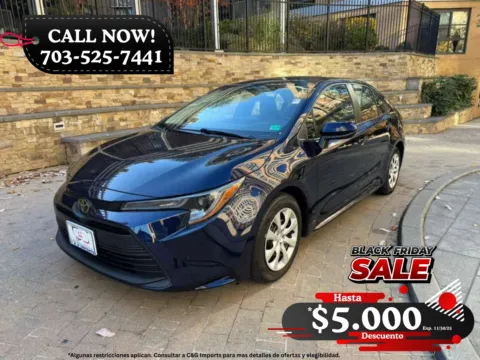 Blue 2024 TOYOTA COROLLA LE for sale in Arlington, VA