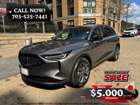Gray 2022 ACURA MDX SH-AWD A-SPEC for sale in Arlington, VA