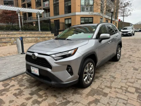 Silver 2022 TOYOTA RAV4 XLE PREMIUM for sale in Arlington, VA
