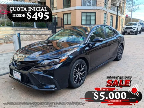 Black 2024 TOYOTA CAMRY SE for sale in Arlington, VA