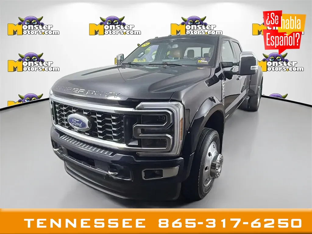 Black 2024 Ford F-450SD Platinum for sale in Louisville, TN