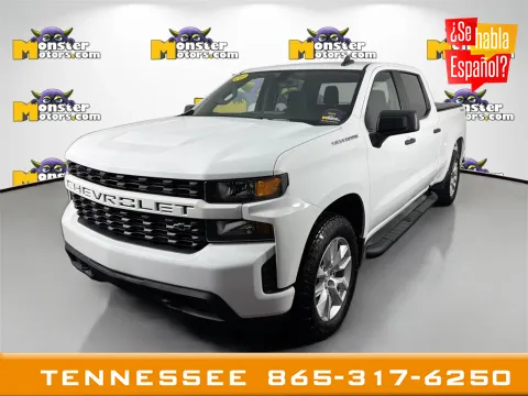 White 2021 Chevrolet Silverado 1500 Custom for sale in Louisville, TN