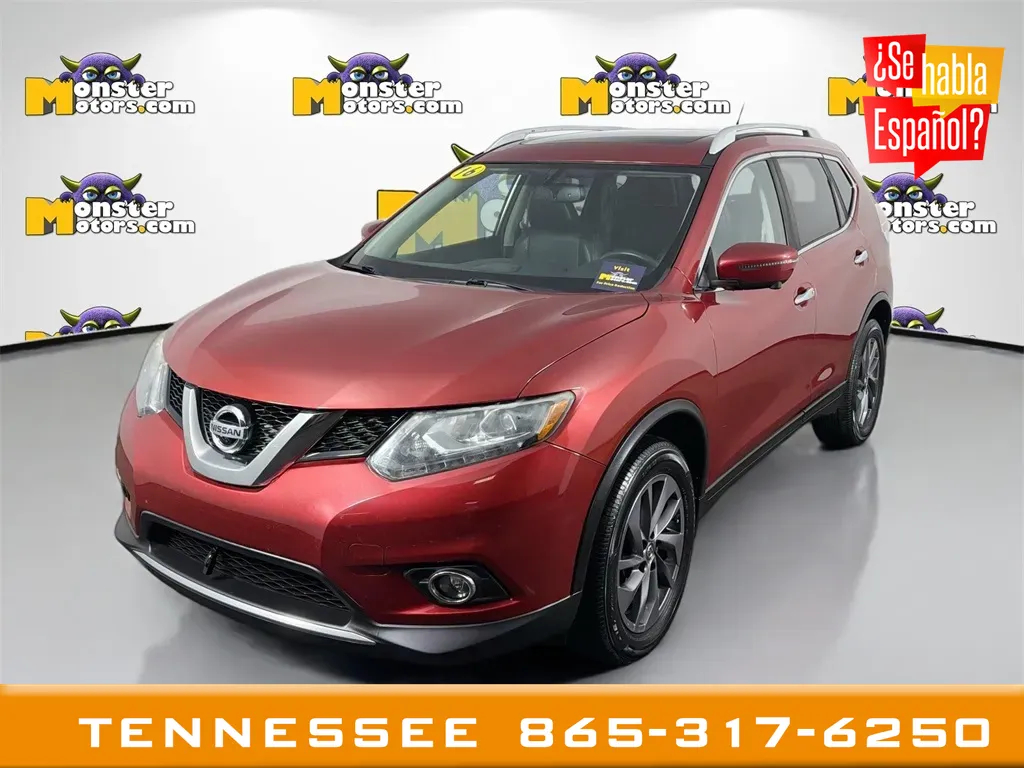 Red 2016 Nissan Rogue SL for sale in Louisville, TN