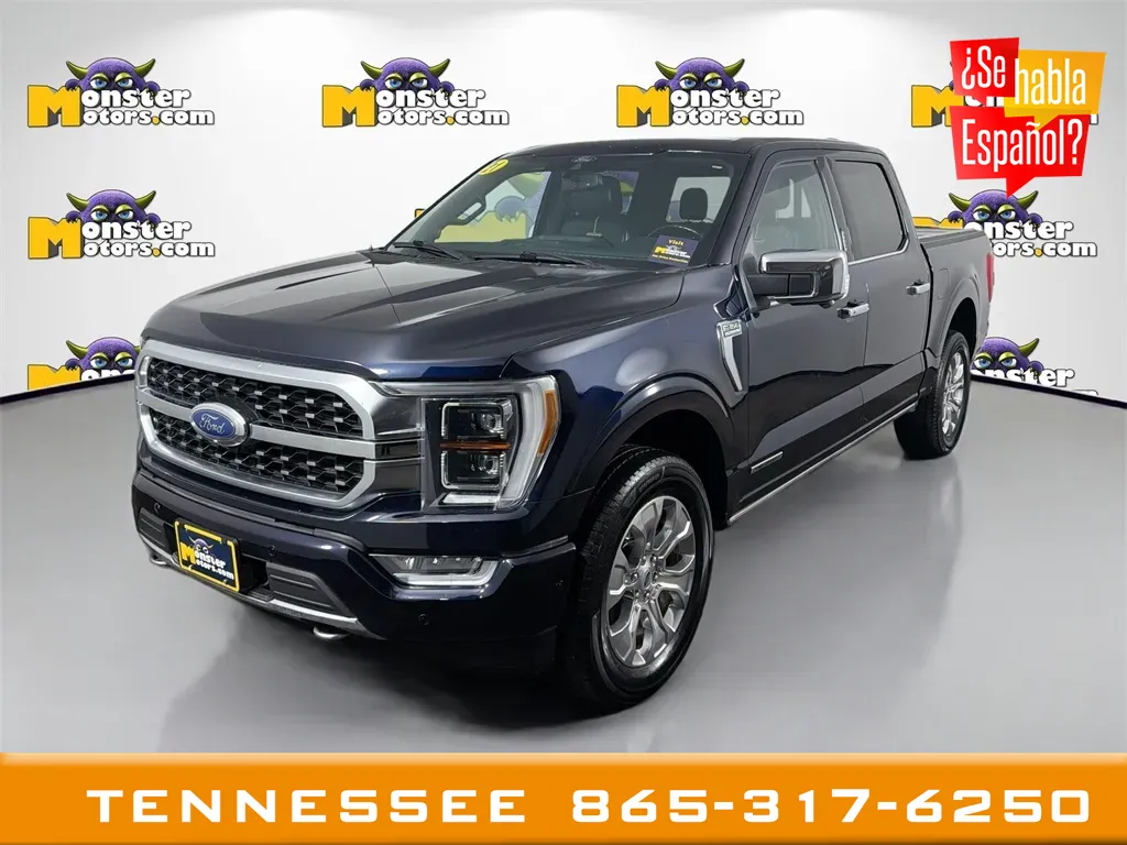 Blue 2021 Ford F-150 Platinum for sale in Louisville, TN