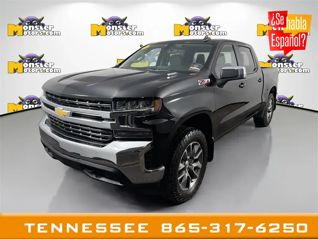 Black 2021 Chevrolet Silverado 1500 LT for sale in Louisville, TN