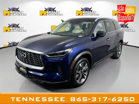 Blue 2023 INFINITI QX60 LUXE for sale in Louisville, TN