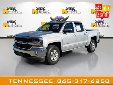 Silver 2017 Chevrolet Silverado 1500 LT for sale in Louisville, TN