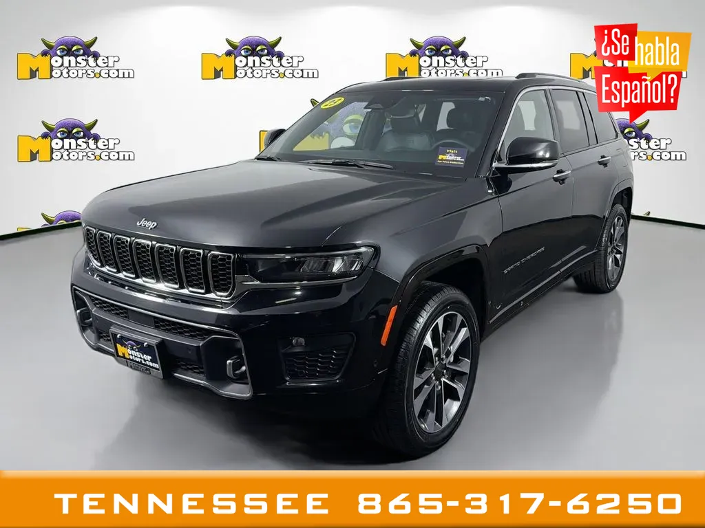 Black 2023 Jeep Grand Cherokee Overland for sale in Louisville, TN
