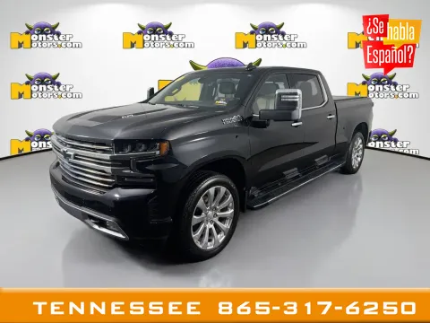 Black 2021 Chevrolet Silverado 1500 High Country for sale in Louisville, TN