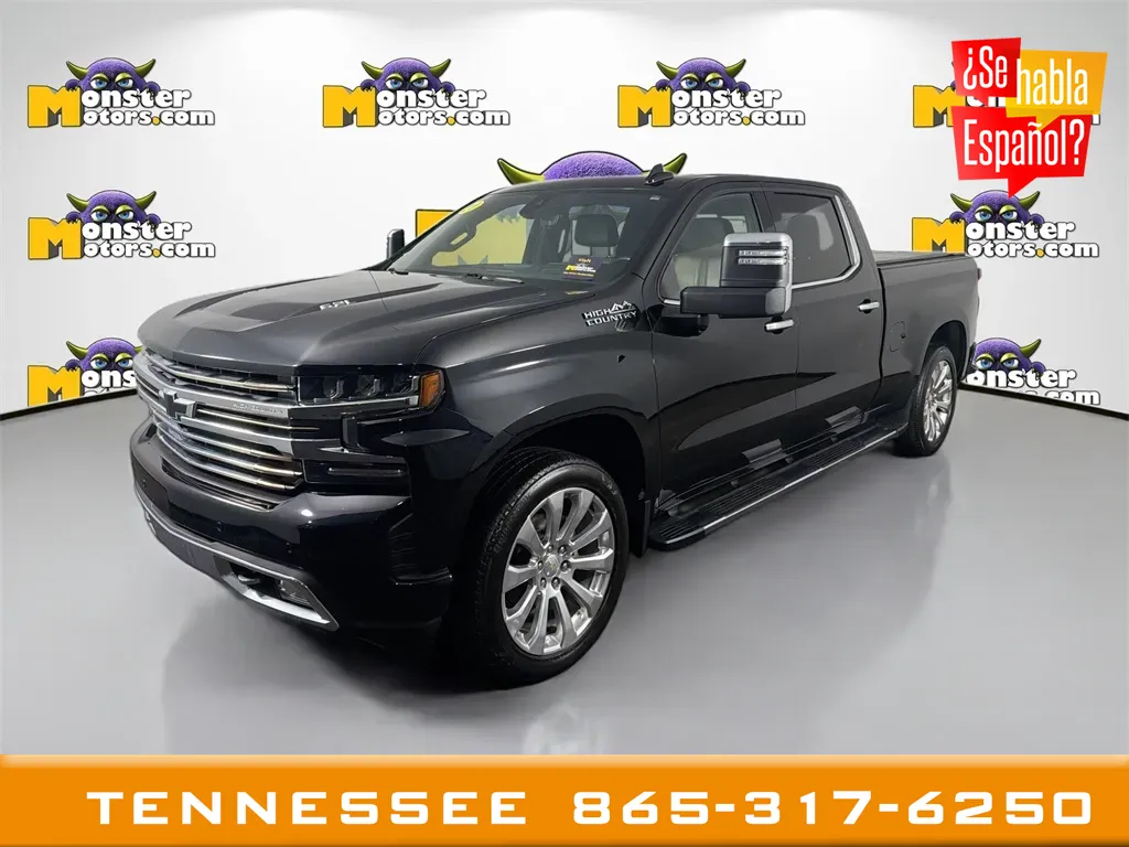 Black 2021 Chevrolet Silverado 1500 High Country for sale in Louisville, TN