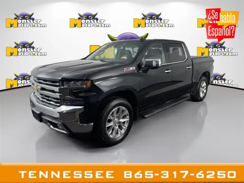 Black 2021 Chevrolet Silverado 1500 LTZ for sale in Louisville, TN