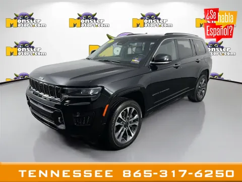 Black 2021 Jeep Grand Cherokee L Overland for sale in Louisville, TN