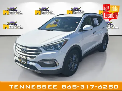 White 2017 Hyundai Santa Fe Sport 2.4 Base for sale in Louisville, TN