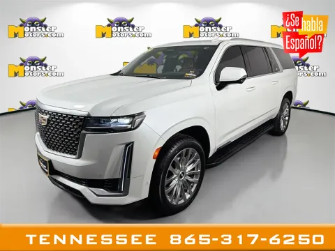 White 2022 Cadillac Escalade ESV Premium for sale in Louisville, TN