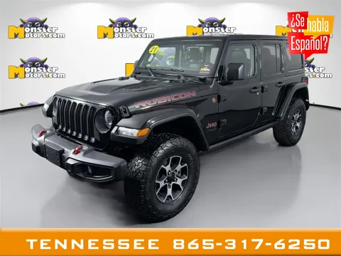 Black 2021 Jeep Wrangler Unlimited Rubicon for sale in Louisville, TN