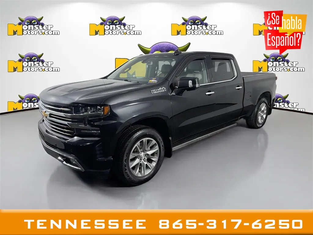 Black 2019 Chevrolet Silverado 1500 High Country for sale in Louisville, TN