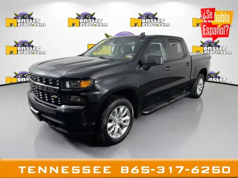 Black 2020 Chevrolet Silverado 1500 Custom for sale in Louisville, TN