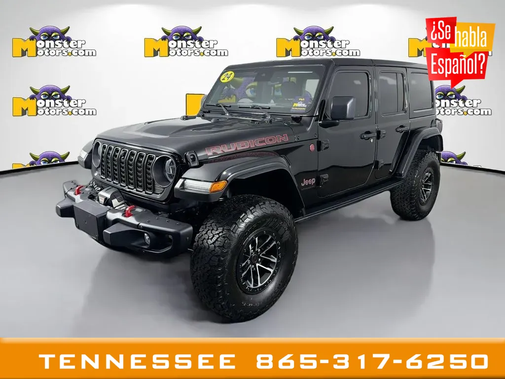 Black 2024 Jeep Wrangler Rubicon X for sale in Louisville, TN