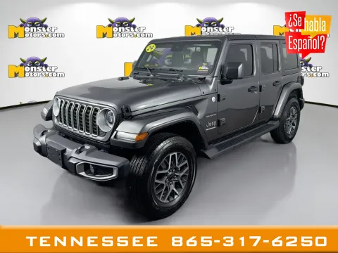Gray 2024 Jeep Wrangler Sahara for sale in Louisville, TN