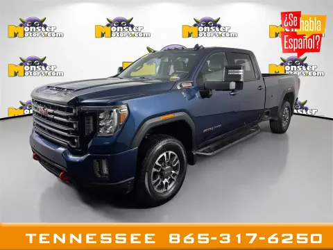 Blue 2021 GMC Sierra 2500HD AT4 for sale in Louisville, TN
