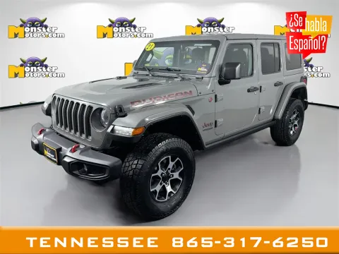 Gray 2021 Jeep Wrangler Unlimited Rubicon for sale in Louisville, TN