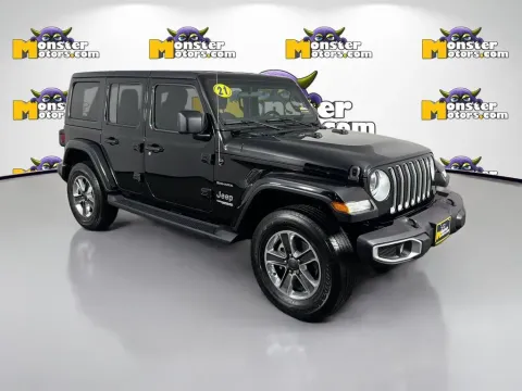Another view of 2021 Jeep Wrangler Unlimited Sahara for sale in Louisville, TN at Monster Motors - Knoxville, TN