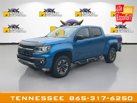 Blue 2022 Chevrolet Colorado Z71 for sale in Louisville, TN