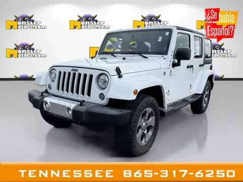 White 2018 Jeep Wrangler JK Unlimited Sahara for sale in Louisville, TN