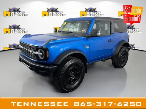 Blue 2024 Ford Bronco Wildtrak for sale in Louisville, TN