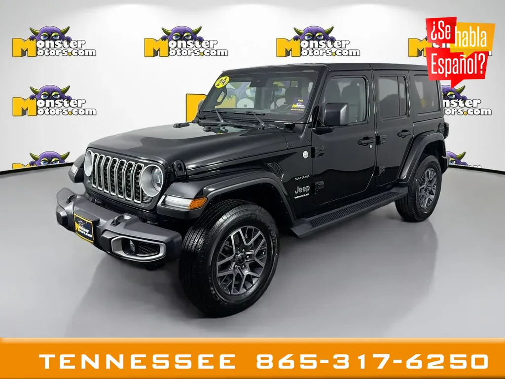 Black 2024 Jeep Wrangler Sahara for sale in Louisville, TN