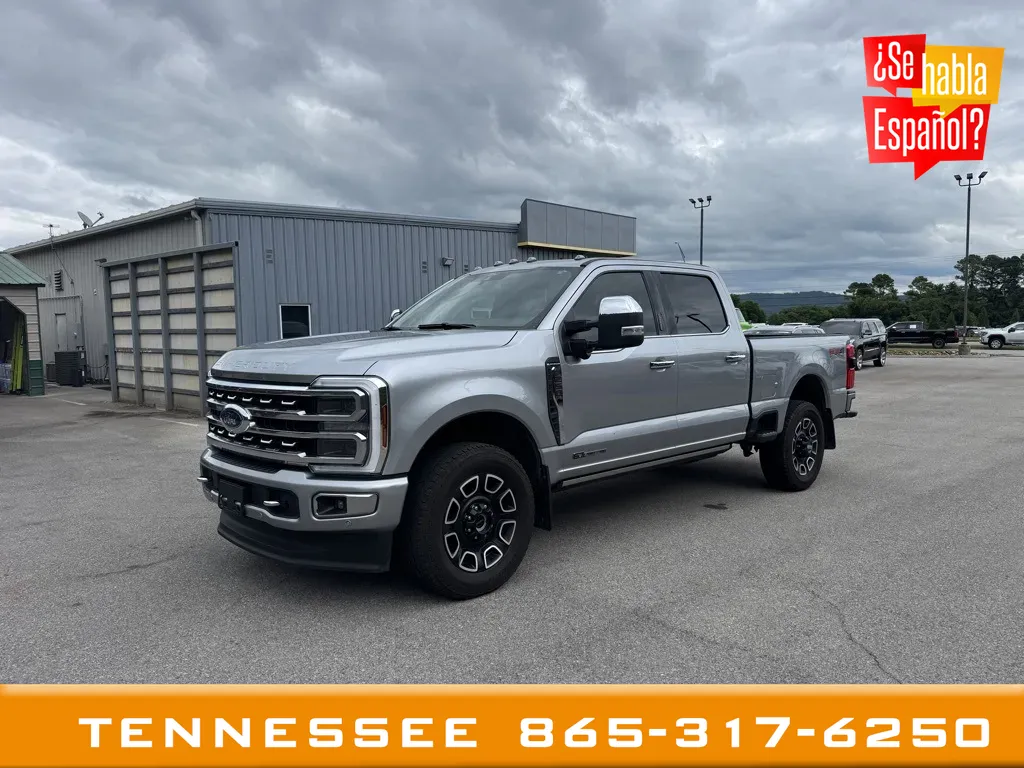 Silver 2024 Ford F-250SD Platinum for sale in Louisville, TN
