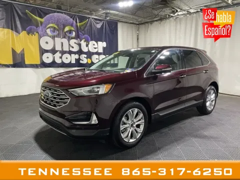 Red 2022 Ford Edge Titanium for sale in Louisville, TN