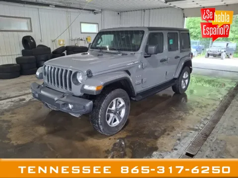 Gray 2021 Jeep Wrangler Unlimited Sahara for sale in Louisville, TN