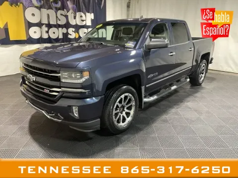 Blue 2018 Chevrolet Silverado 1500 LTZ for sale in Louisville, TN