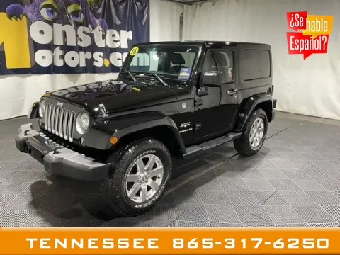 Black 2016 Jeep Wrangler Sahara for sale in Louisville, TN