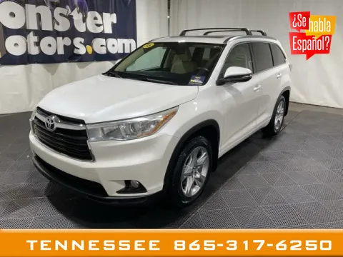 White 2016 Toyota Highlander Limited for sale in Louisville, TN