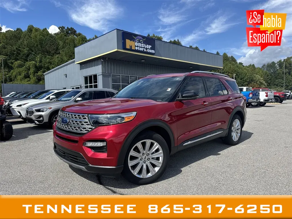 Red 2022 Ford Explorer Limited for sale in Louisville, TN