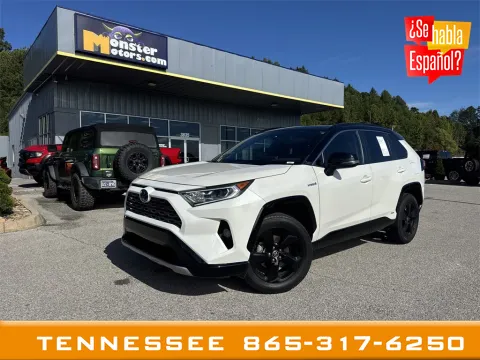 White 2020 Toyota RAV4 Hybrid XSE for sale in Louisville, TN