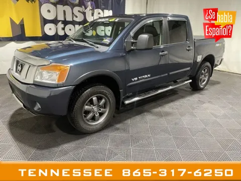 Blue 2015 Nissan Titan PRO-4X for sale in Louisville, TN