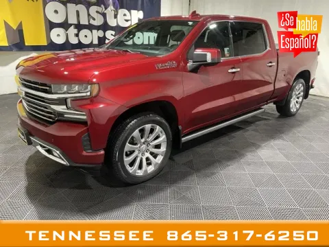 Red 2019 Chevrolet Silverado 1500 High Country for sale in Louisville, TN